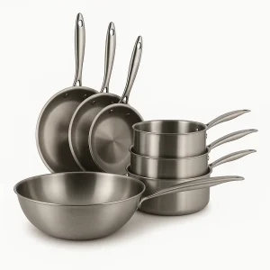 Set de 7 pièces Triply en acier inoxydable triple couche 🇫🇷