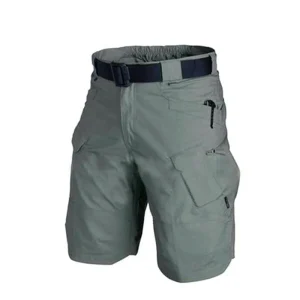 Short cargo militaire urbain imperméable pour homme