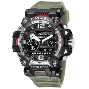 Montre de Randonnée avec Double Affichage Numérique et Horloge