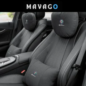 Coussin lombaire voiture - Noir & Rouge - TravelComfort PRO
