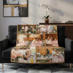 Plaid avec photos personnalisées