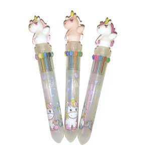 Stylo 10 couleurs « Licorne »